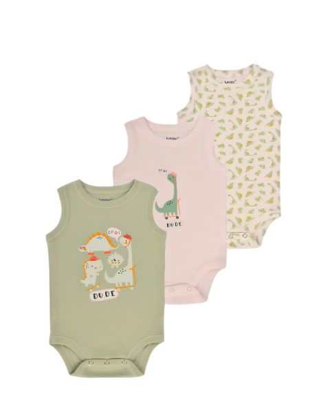Baby Bodysuit Pack Of 3