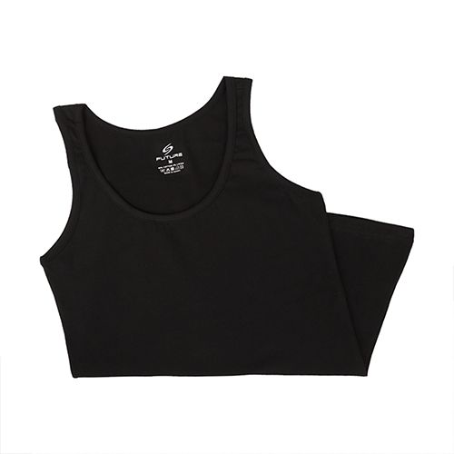  SleveeLess UnderShirt Black For Women-Black-M
