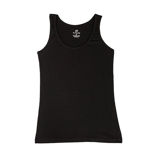  SleveeLess UnderShirt Black For Women-Black-M