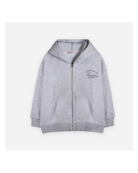 Pink Full-Zip Jacket-Gray-4 yrs