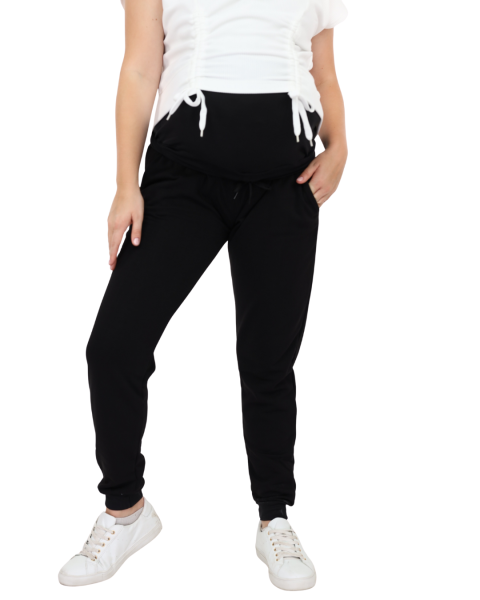 Maternity sweatpants -Black-L