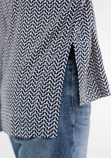 Midnight Ease Blouse-S