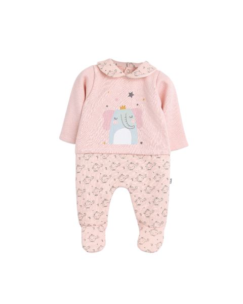Hello Little One Rouned Printed Romper
