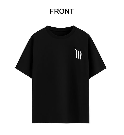 Unisex Blank Tee-Black-S
