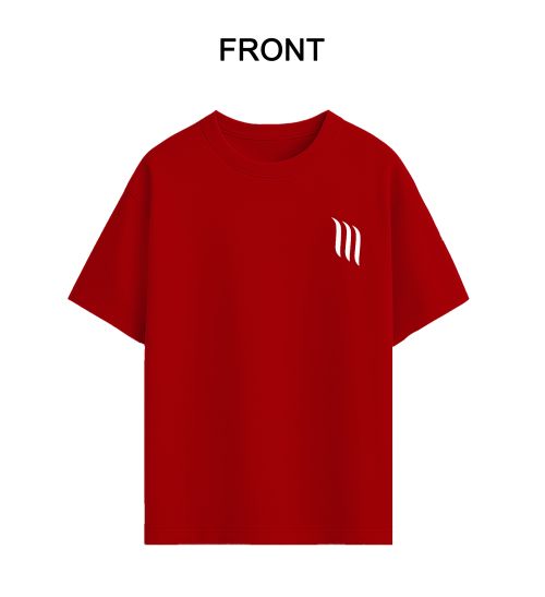Unisex Make Today Great Burgundy Tee-Red-S