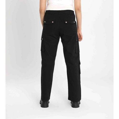 Cargo Code Pants-Black-S
