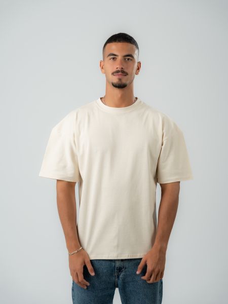 Core Tee-Beige-M