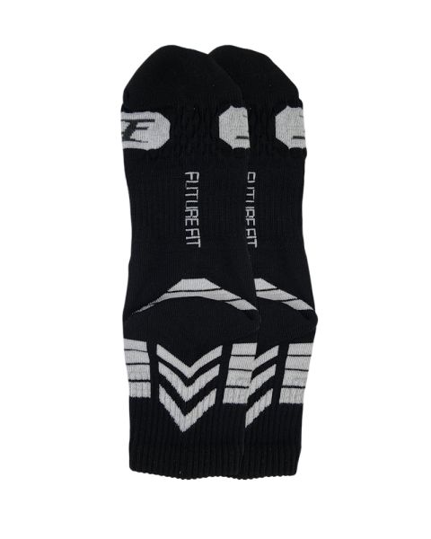 Short Socks Liner Heel and Toe Casual Style MultiColoure-Black & White-40