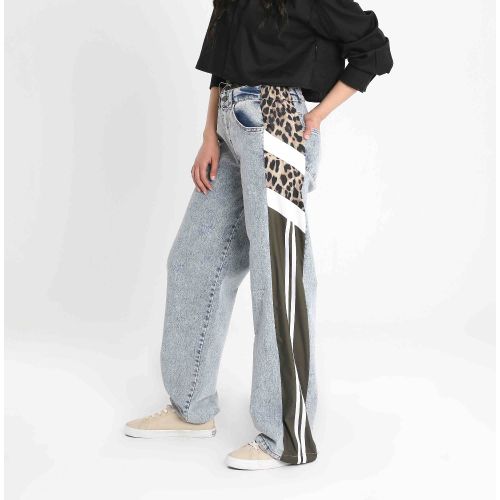 Fearless Fashion Denim Pants-Olive-S