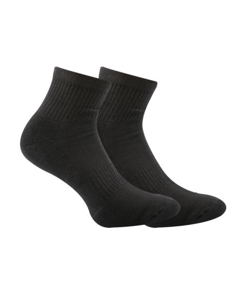 Short Printed Socks Half Terry Black For Men 