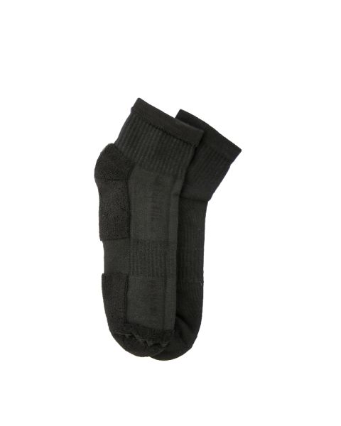 Short Printed Socks Half Terry Black For Men 