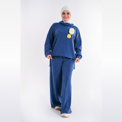 Mohair 3agena -Blue-L