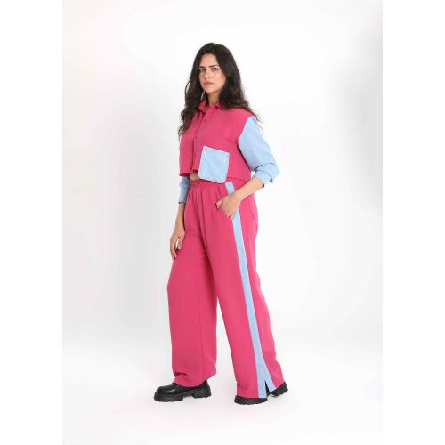 Fusion Fashion Suit-Fushia-S