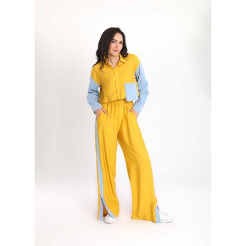 Fusion Fashion Suit-Yellow-S