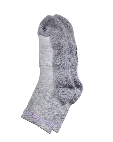 Short Plain Socks Half Terry For Women -Blue-36