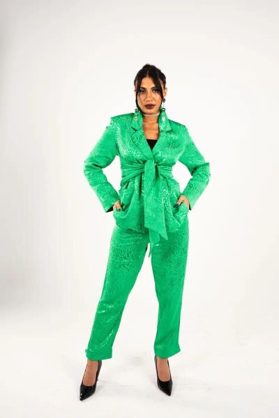Emerald Green Pants-Emerald-S