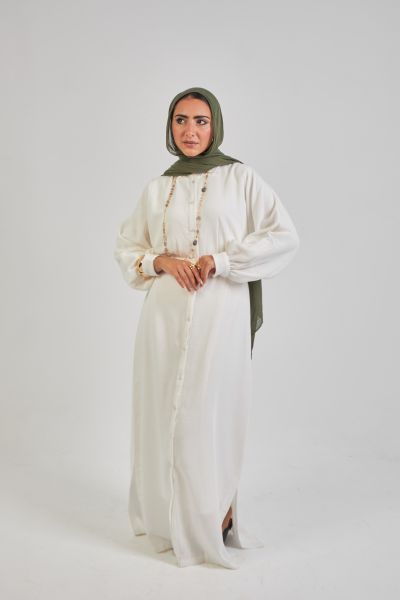Tallah Dress-White-M