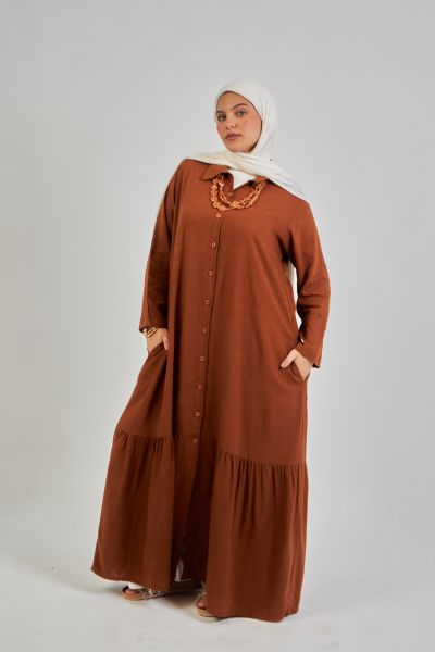 Ward Dress-Brown-M