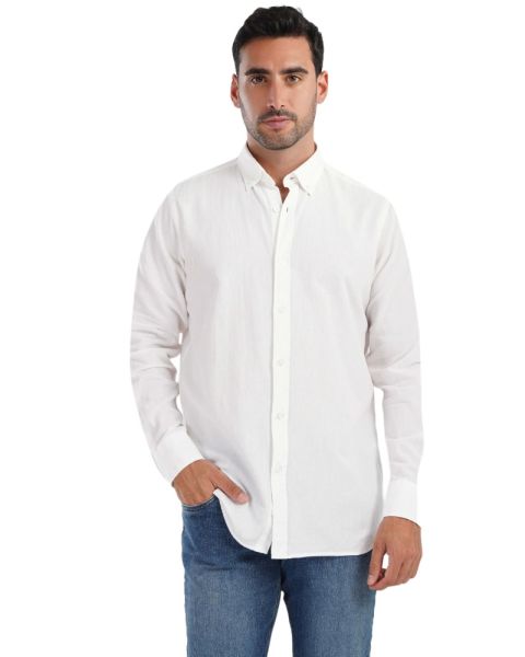 Plain Linen Shirt