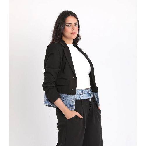 Jean-ius Blazer-Black-S