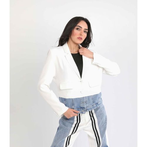 Jean-ius Blazer-White-S