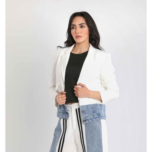 Jean-ius Blazer-White-S