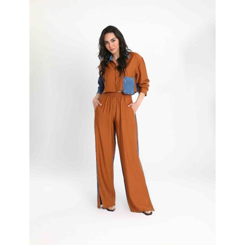 Jean-tastic Suit-Brown-S