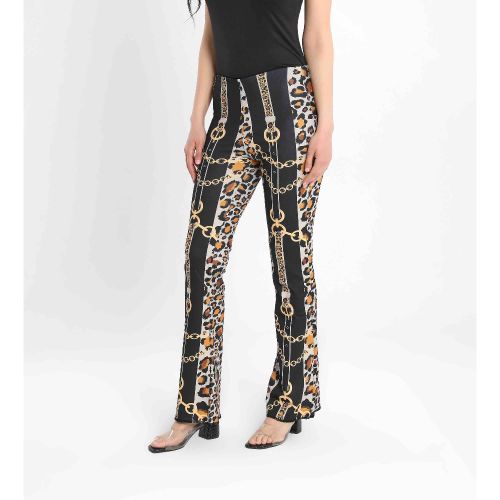 Pattern Party Pants-Gold Tiger-S
