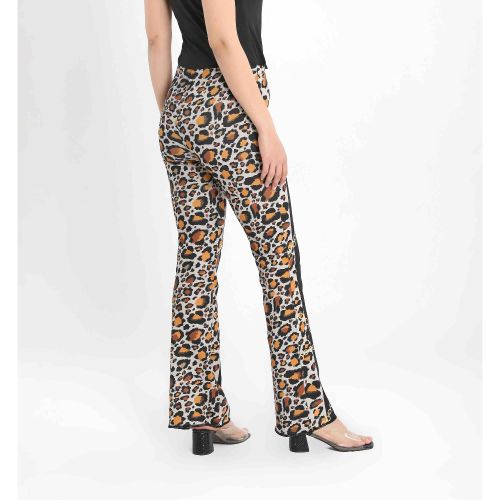 Pattern Party Pants-Silver-S