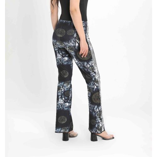 Pattern Party Pants-Blue-S