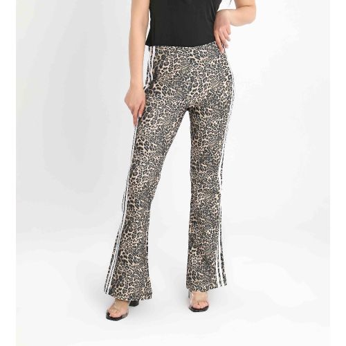 Pattern Party Pants-Beige-S