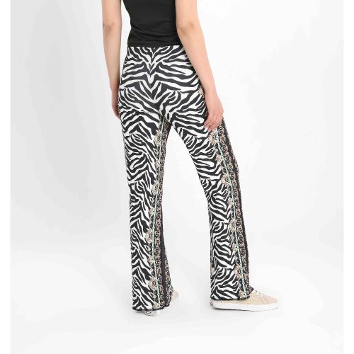 Pattern Party Pants-Black & White-S