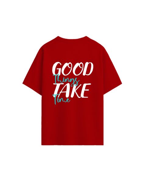 Unisex Good Things Burgundy Tee