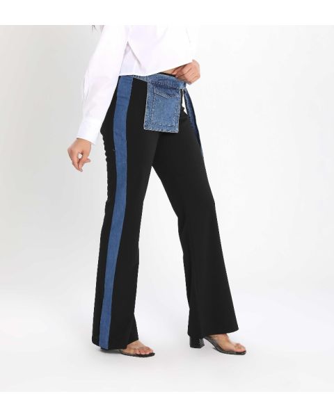 Style Stitch Pants-Black-S
