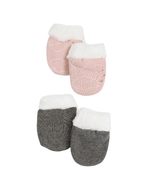 Good Night Printed Mittens