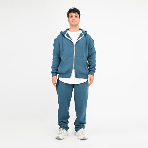 sweatshirt with 2 tractors -Navy-M