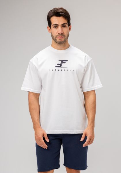 Men Basic Half Sleeves T-Shirt Casual Style With Simple Design-White-L