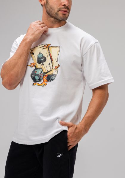 Men Basic Half Sleeves T-Shirt Casual Style With Simple Design For Men-White-L