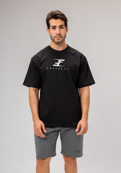 Men Basic Half Sleeves T-Shirt Casual Style With Simple Design For Men-Black-L