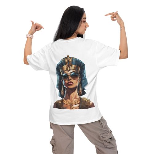 Shirt Over - Pharaoh Queen-White-8 yrs