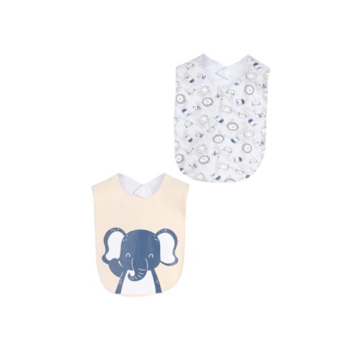Printed Baby Bib Pack Of 2