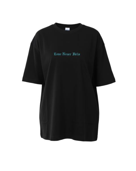 Love Never Fails Oversized Shirt- Unisex