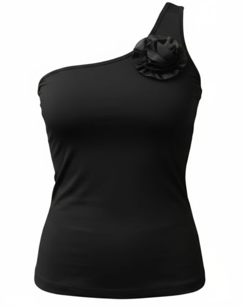One shoulder flower 
