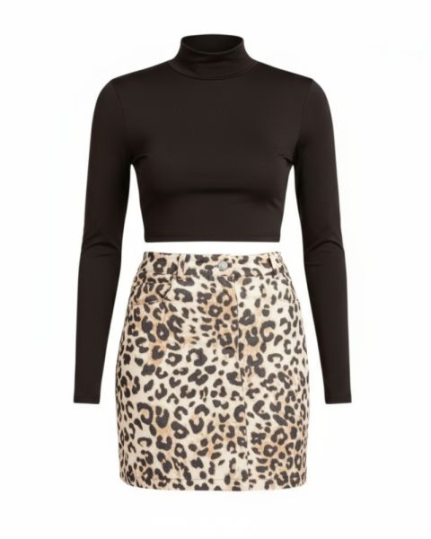 Leopard Skirt