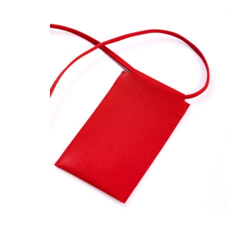  Red Leather Mobile Holder 