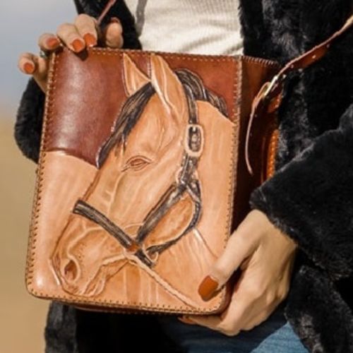 horse crossbody bag