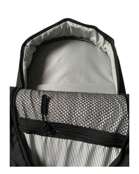 Classic Backpack with Snake Pattern Accents