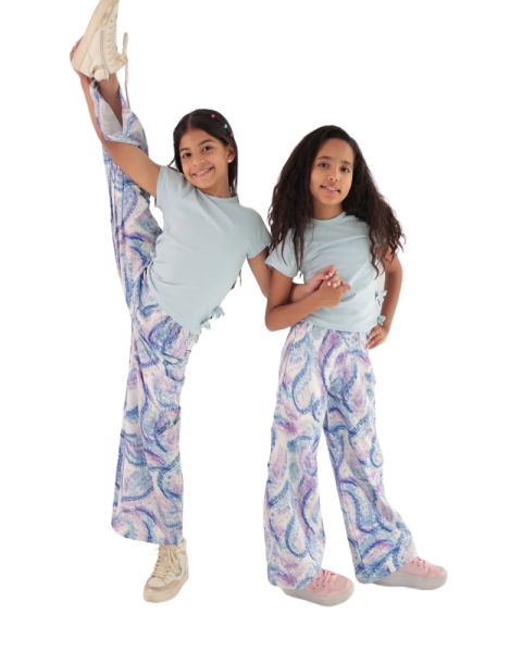 Pants Lotus Purple and Green-Purple-6 yrs