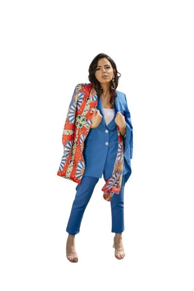 Royal Blue Pants-Royal Blue-S