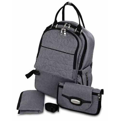 Petit Bebe Baby Diaper Bag Premium Go  -Gray